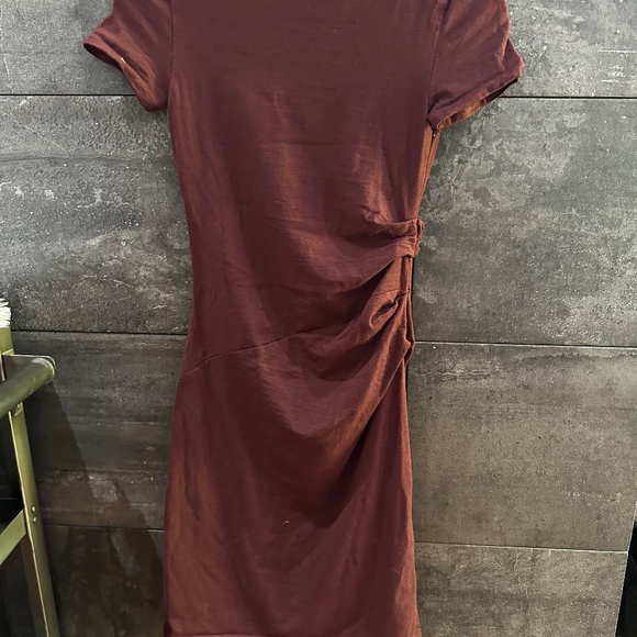 Brunello Cucinelli Rouched wool Bodycon dress with Monili Trim size XS - Picture 9 of 16